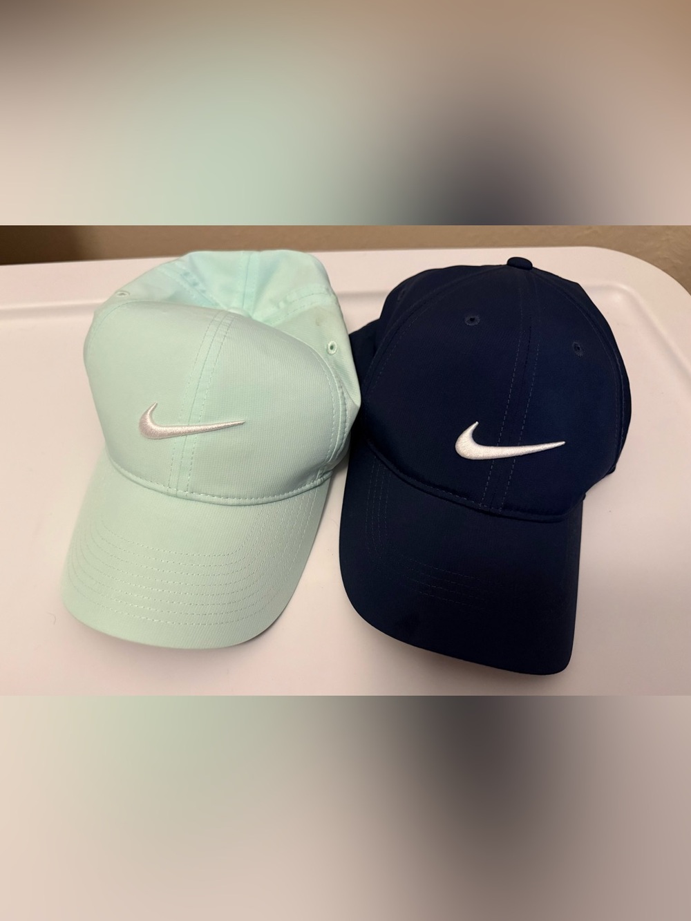 Nike Baseball Caps in Mint Green and Navy Blue